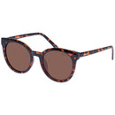 RETRO ROUND DARK TORT BROWN MONO POLARIZED