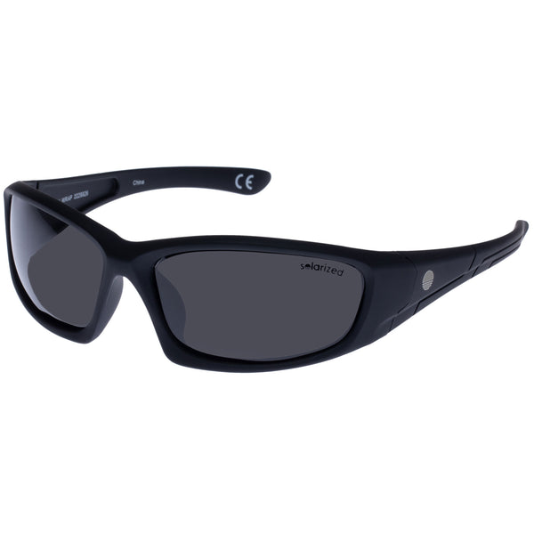 ACTION WRAP BLACK RUBBER SMOKE MONO POLARIZED