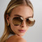 GLAM AVIATOR GOLD GOLD MIRROR POLARIZED