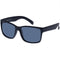 SQUARE D-FRAME BLACK RUBBER SMOKE MONO POLARIZED