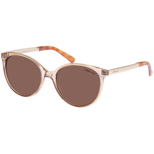 ROUND CAT COMBO PEACH / GOLD BROWN MONO POLARIZED