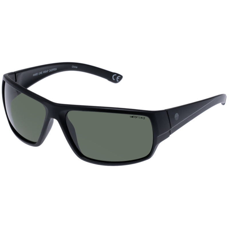 HARD LINE WRAP MATTE BLACK KHAKI MONO POLARIZED