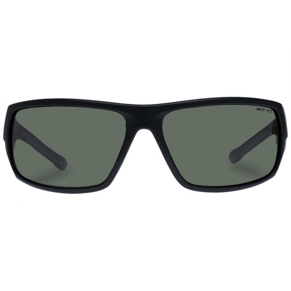 HARD LINE WRAP MATTE BLACK KHAKI MONO POLARIZED