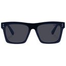 BOLD D-FRAME MATTE BLACK SMOKE MONO POLARIZED