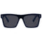 BOLD D-FRAME MATTE BLACK SMOKE MONO POLARIZED