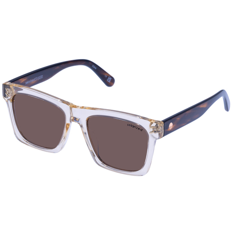 BOLD D-FRAME SAND / BROWN HAZE BROWN MONO POLARIZED