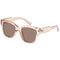 MODERN D-FRAME BLONDE BROWN MONO POLARISED