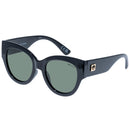 CHIC CAT-EYE BLACK KHAKI MONO POLARISED